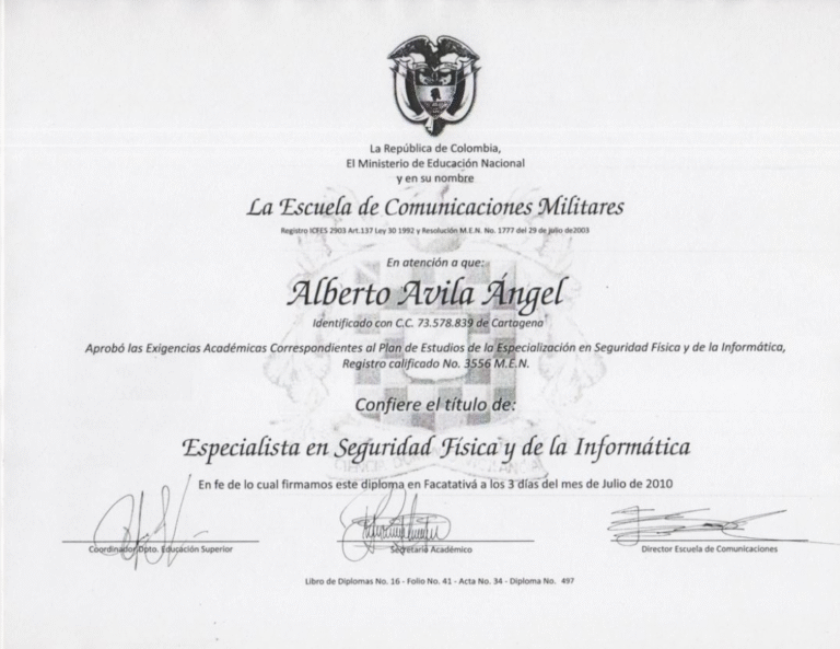 Information Security Specialization